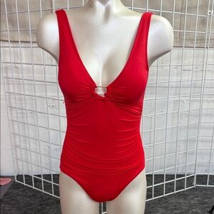 Lauren Ralph Lauren Vibrant Red Swimwear